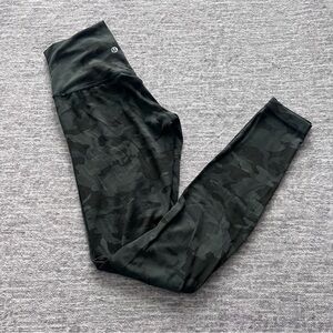 Lululemon Athletica Dark Camouflage Leggings